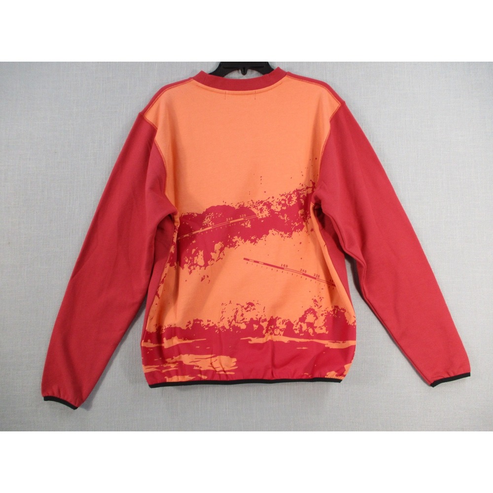 Billionaire Boys Club Reversible Sweatshirt Red Orange Camo Crewneck Womens XL